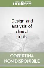 Prezzo Conveniente Design and analysis of clinical trials