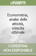 Econometria, analisi delle attività, crescita ottimale Acquista Ora