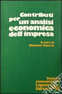 Contributi per un‘analisi economica dell‘impresa Subito Disponibile