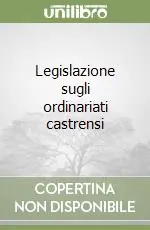 Legislazione sugli ordinariati castrensi Occasione
