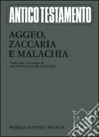 Aggeo, Zaccaria, Malachia Vendita Finale
