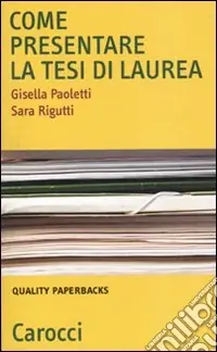 Come presentare la tesi di laurea Direttamente Dal Produttore