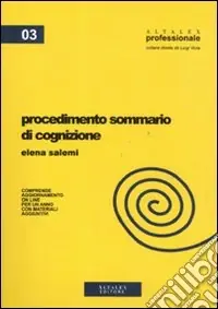 Acquista Ora Procedimento sommario di cognizione