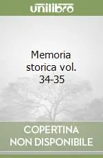 Memoria storica vol. 34-35 Consegna Rapida