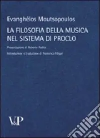 Promozione La filosofia della musica nel sistema di Proclo