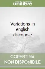Variations in english discourse Più Venduto