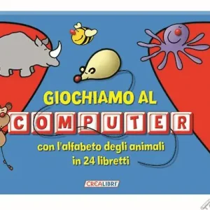 Giochiamo al computer con l‘alfabeto degli animali in 24 libretti Esclusivo