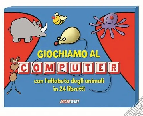 Giochiamo al computer con l‘alfabeto degli animali in 24 libretti Esclusivo