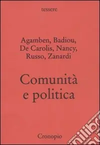 Comunità e politica Prezzo Scontato