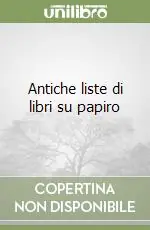 Antiche liste di libri su papiro Prezzo Ridotto