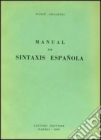 Offerta Limitata Manuale de sintaxis espanola