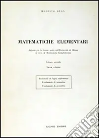 Economico Matematiche elementari. Vol. 2