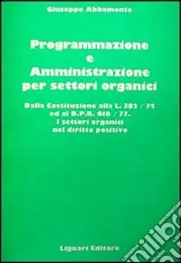 Prezzo Di Fabbrica Programmazione e amministrazione per settori organici