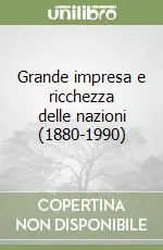 Prezzo Scontato Grande impresa e ricchezza delle nazioni (1880-1990)