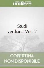 Studi verdiani. Vol. 2 Affare