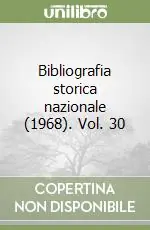 Bibliografia storica nazionale (1968). Vol. 30 Promozione Esclusiva