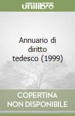 Annuario di diritto tedesco (1999) Prezzo Di Fabbrica