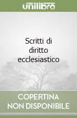 Occasione Scritti di diritto ecclesiastico