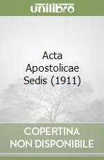 Acta Apostolicae Sedis (1911) Economico