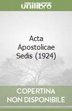 Nuova Collezione Acta Apostolicae Sedis (1924)