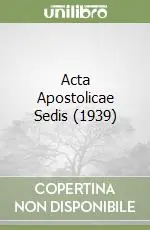 Must-Have Acta Apostolicae Sedis (1939)