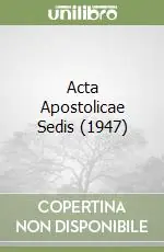Spedizione Espresso Acta Apostolicae Sedis (1947)