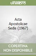 Super Prezzo Acta Apostolicae Sedis (1967)