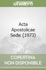 Acta Apostolicae Sedis (1973) Popolare