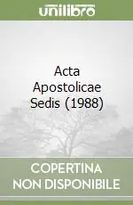 Acta Apostolicae Sedis (1988) Ordina Subito