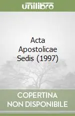 Acta Apostolicae Sedis (1997) Prezzo Di Fabbrica