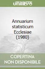 Annuarium statisticum Ecclesiae (1980) Quantità Limitata