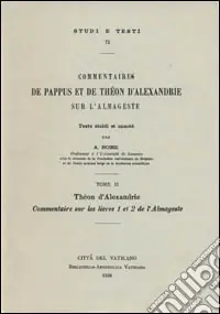 Commentaires sur les livres 1 et 2 de l‘Almageste Prezzo Scontato