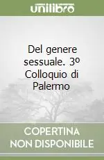 Del genere sessuale. 3º Colloquio di Palermo Economico