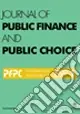 Consegna Rapida Journal of public finance and public choice. Economia delle scelte pubbliche 1999. Vol. 1