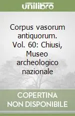 A Buon Prezzo Corpus vasorum antiquorum. Vol. 60 Chiusi, Museo archeologico nazionale (2)