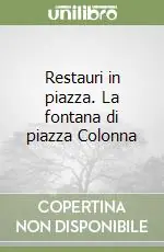 Ultime Pezzi Restauri in piazza. La fontana di piazza Colonna