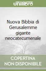Nuova Bibbia di Gerusalemme gigante neocatecumenale Nuovo Arrivo