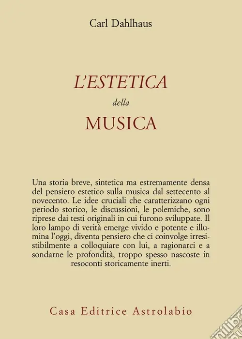 Occasione Imperdibile L‘Estetica della musica