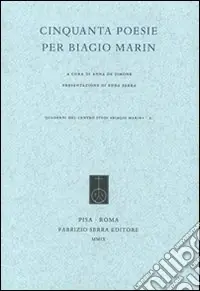 Cinquanta poesie per Biagio Marin Offerta