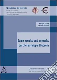 Esclusivo Some results and remarks on the envelope theorem