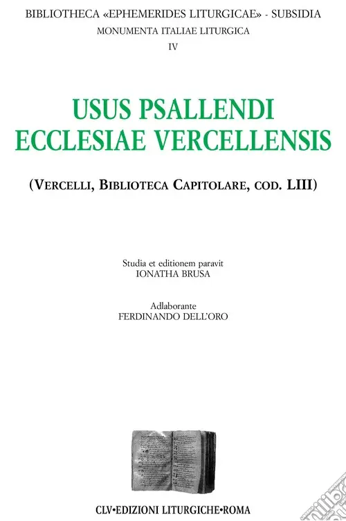 Usus psallendi ecclesiae vercellensis (Vercelli, biblioteca Capitolare, cod. 53) Economico