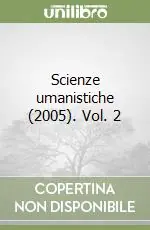 Scienze umanistiche (2005). Vol. 2 Occasione Imperdibile