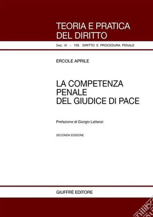 La competenza penale del giudice di pace Occasione