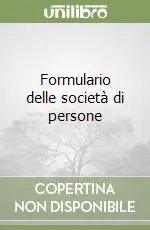 Formulario delle società di persone Popolare