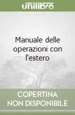 Di Tendenza Manuale delle operazioni con l‘estero