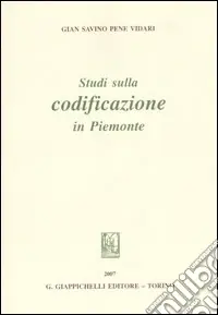 Studi sulla codificazione in Piemonte Acquista Ora