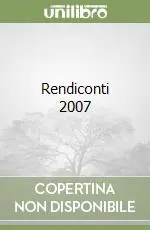 Offerta Rendiconti 2007