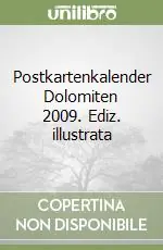 Postkartenkalender Dolomiten 2009. Ediz. illustrata Prezzo Basso