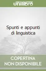 Spunti e appunti di linguistica Economico