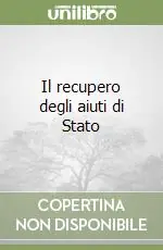 Sconto Il recupero degli aiuti di Stato